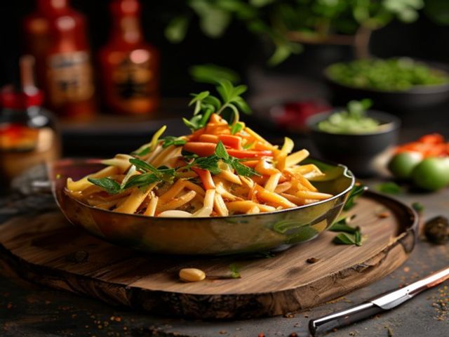 梁记螺蛳粉：餐饮服务。