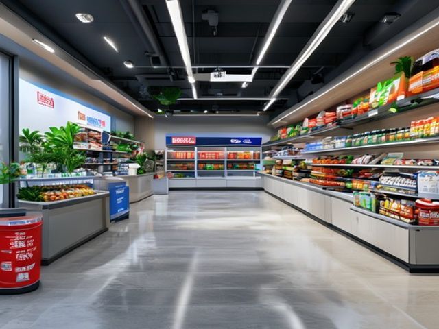 食品零售及生活用品销售。